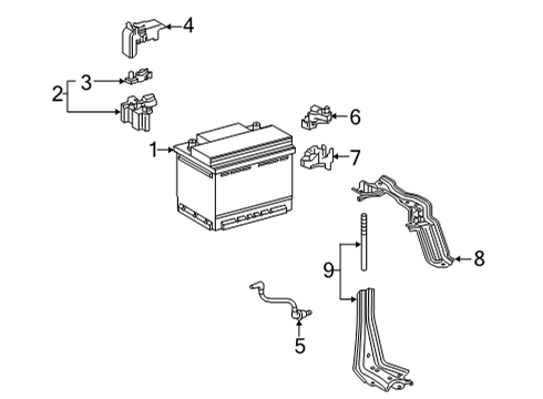 Toyota 821H1-42031 WIRE, HV FLOOR UNDER