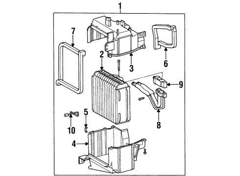 Toyota 88710-16260 Tube Assembly, AIRCONDITIONER