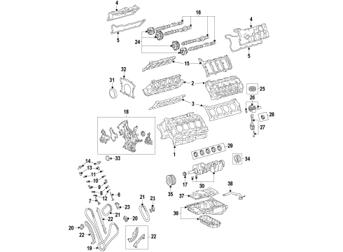 Toyota 19000-38281 Engine