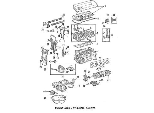 Toyota 04111-0H370 Gasket Kit, Engine Overhaul