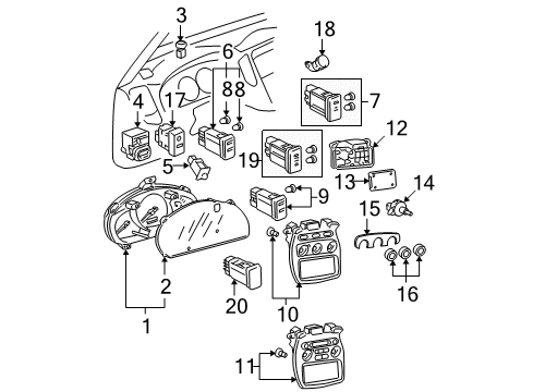 Toyota 89730-48030 Control Module