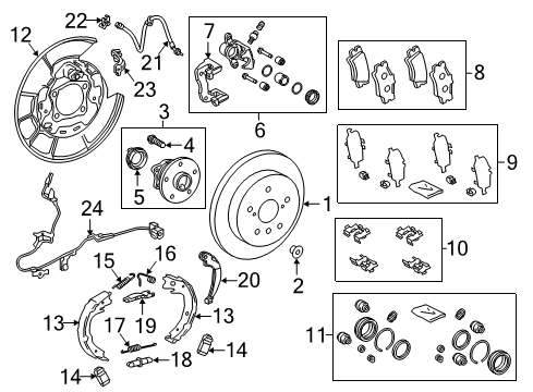 Toyota 46410-06171 Cable Assembly, Parking