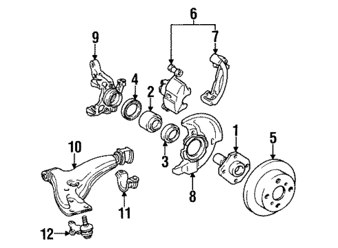 Toyota 47201-16210 Brake Master Cylinder Sub-Assembly