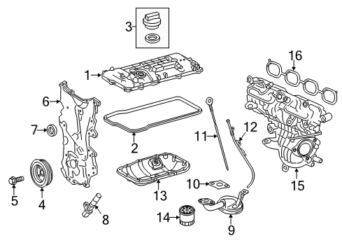 Toyota 89661-52U80 COMPUTER, ENGINE CON