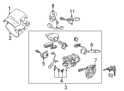 Toyota 88220-35020 Relay Assy, Speed Control Main