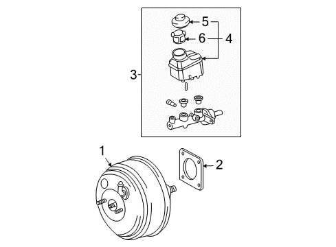 Toyota 04493-33140 Brake Master Cylinder Repair Kit