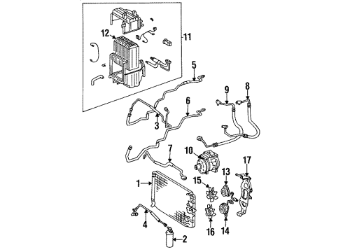 Toyota 88501-22162 EVAPORATOR Sub-Assembly, Cooler