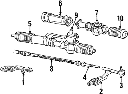 Toyota 44210-14032 Valve Assembly, Power Steering Control