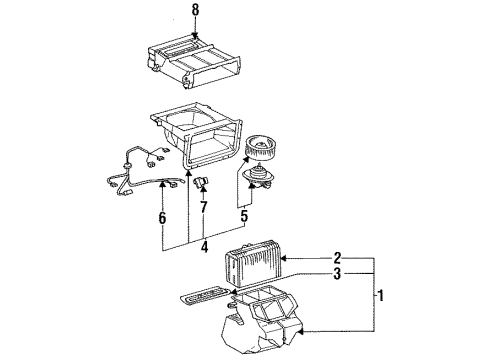 Toyota 88605-2J260 Harness Sub-Assembly, Cooler Wiring