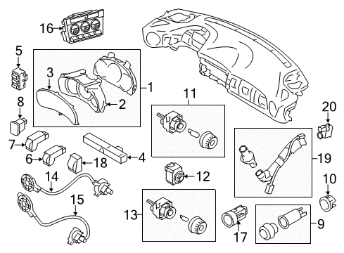 Toyota SU003-08251 Switch Stop Lp Led