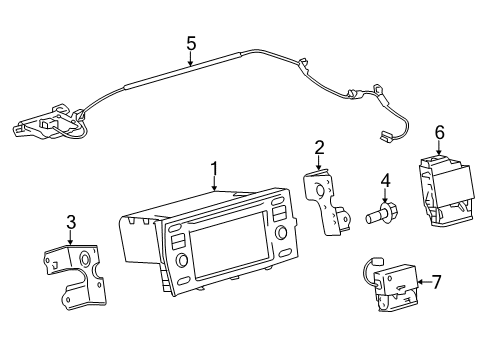 Toyota 86140-52320 Receiver Assembly, Radio