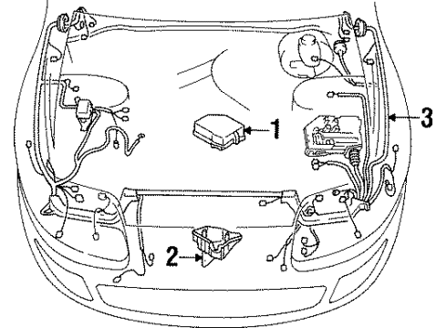 Toyota 82111-1B620 Wire, Engine Room Main