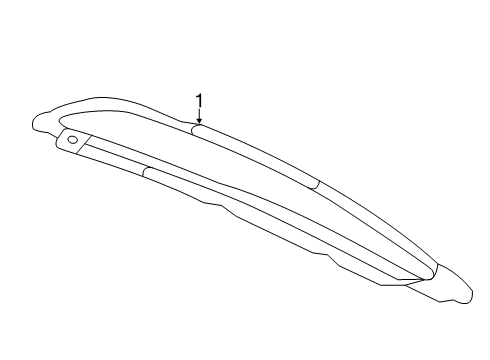 Toyota 75602-WAA01 MOULDING Sub-Assembly, F