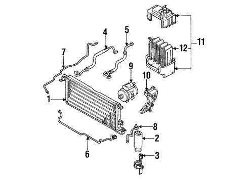 Toyota 88434-35020 Compressor Extension