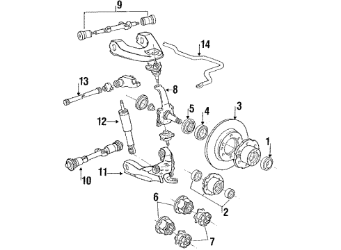 Toyota 43506-35022 Body & Brake Sub-Assy, Auto Locking Hub