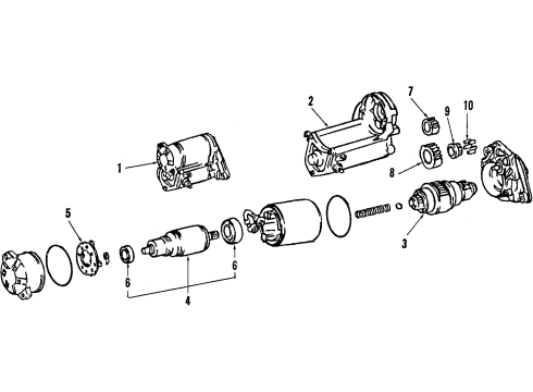 Toyota 28160-15091 Armature Assy, Starter