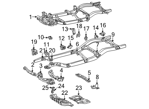 Toyota 52203-04020 Cushion Sub-Assembly, Cab Mounting