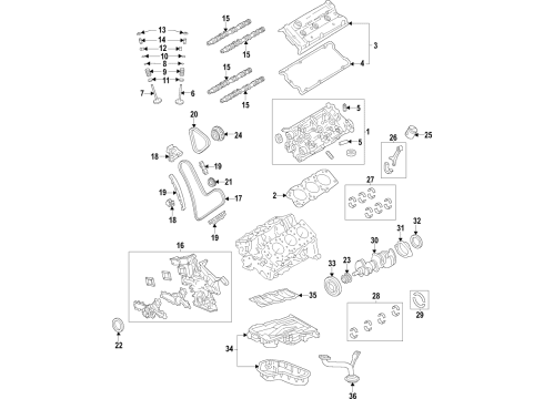 Toyota 11701-31100-E5 Bearing Set, Crankshaft