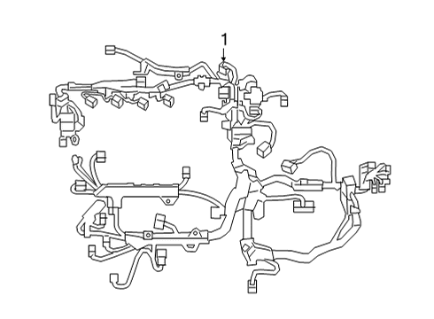 Toyota 82116-06B31 Wire, Engine Room Ma