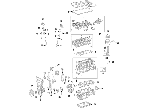 Toyota 13041-37030-03 Bearing Set, Connecting Rod