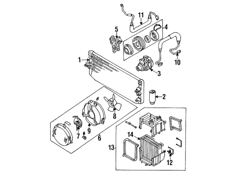 Toyota 88712-12651 Hose, Cooler Refrigerant Suction