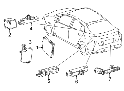 Toyota 89904-47710 Transmitter Sub-Assembly