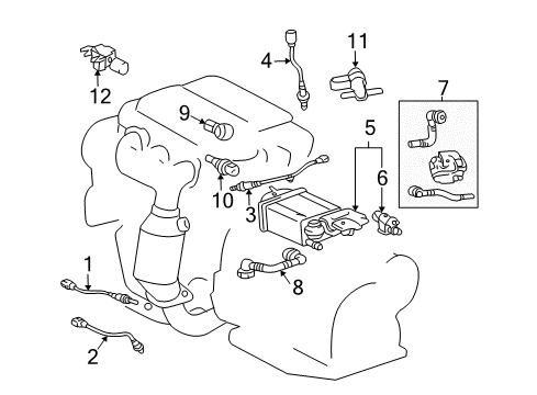 Toyota 89461-06040 Sensor Assy, Vapor Pressure