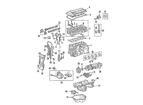 Toyota 13734-0H010 Seat, Valve Spring