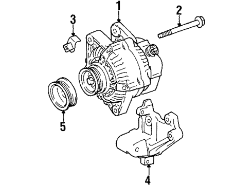 Toyota 12511-16110 Bracket, Alternator