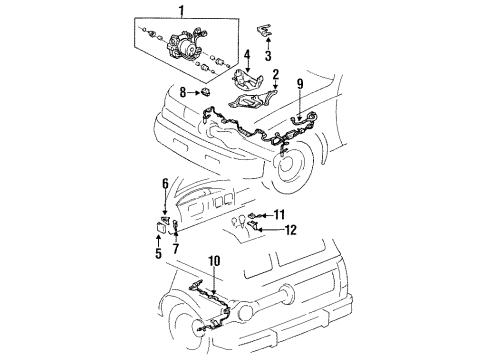 Toyota 44591-60010 Bracket, Brake ACTUATOR