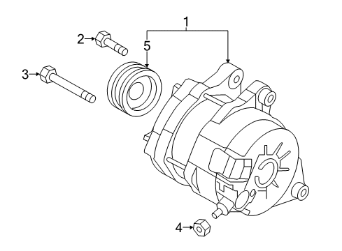 Toyota 27700-WB001 Regulator Assembly, Generator