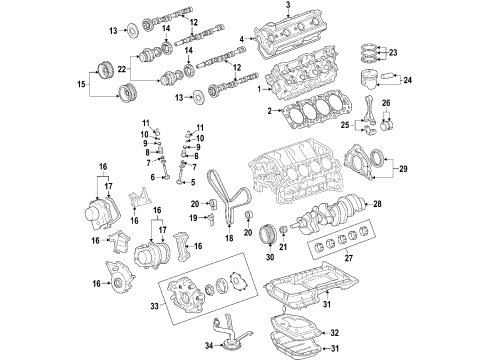 Toyota 04111-0F030 Gasket Kit, Engine Overhaul