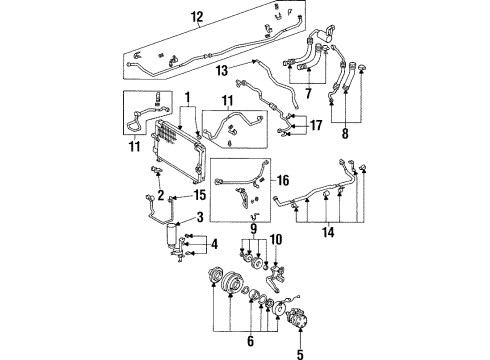 Toyota 88501-17061 EVAPORATOR Sub-Assembly, Cooler