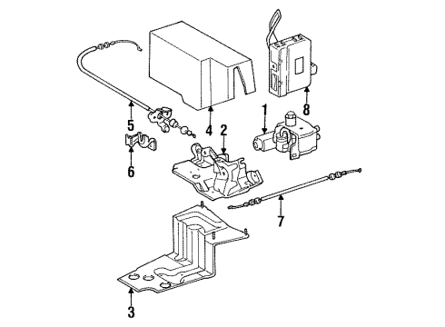 Toyota 88200-33020 Actuator Assy, Cruise Control