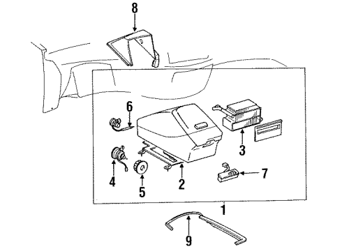 Toyota 88550-28010 Motor Assembly, Blower