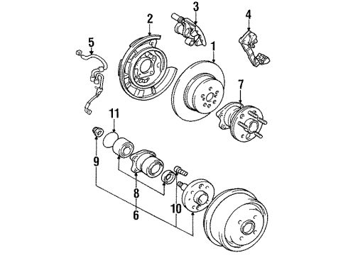 Toyota 47750-33040 Cylinder Assy, Disc Brake, LH