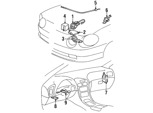 Toyota 83731-20170 Cable