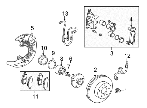 Toyota 44050-08300 ACTUATOR Assembly, Brake