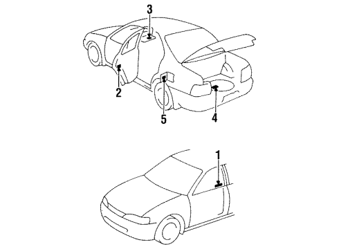 Toyota 11298-1A360 Plate, Emission Control Information