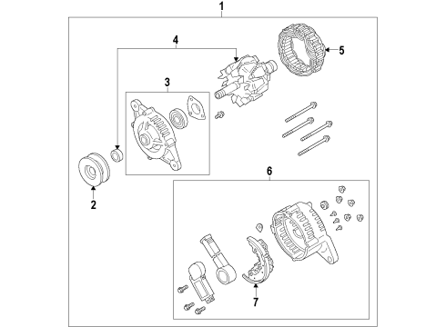 Toyota SU003-00486 STATOR Ay-ALTNTR