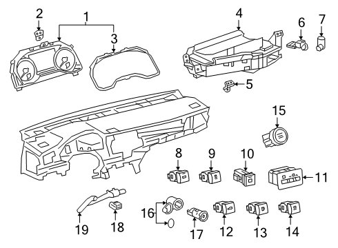 Toyota 83800-07621-RP Meter Assembly, COMBINAT