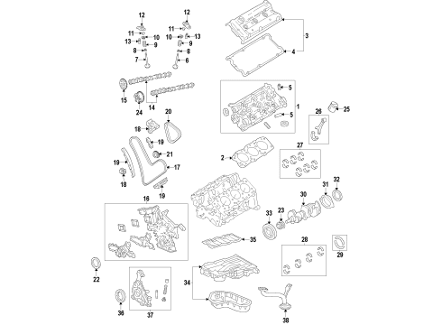 Toyota 13101-31181-B0 Piston Sub-Assembly, W/P