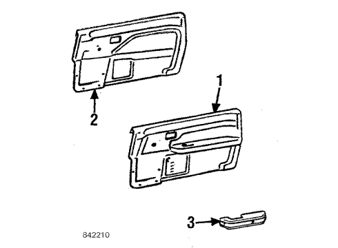 Toyota 74210-12070-02 ARMREST Assembly, Front, RH