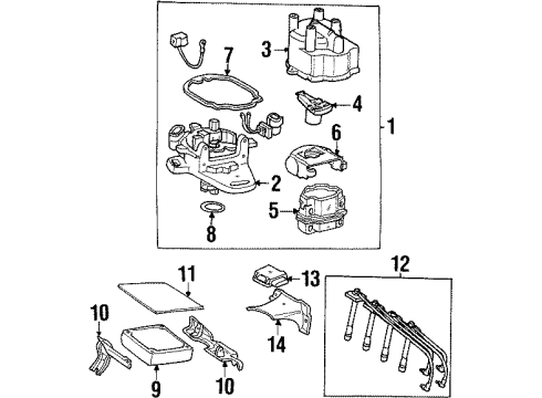 Toyota 89629-20160 Bracket, Igniter Assy