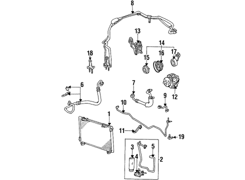 Toyota 88501-20381 EVAPORATOR Sub-Assembly, Cooler