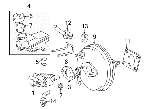 Toyota 47150-12120 Valve Assy, Proportioning