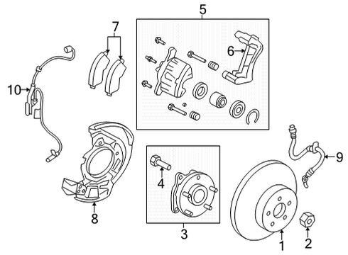 Toyota 04945-42100 SHIM KIT, ANTI SQUEA