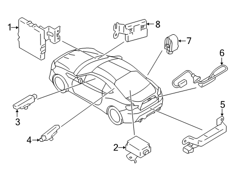 Toyota SU003-04643 SMT Transmitter Us