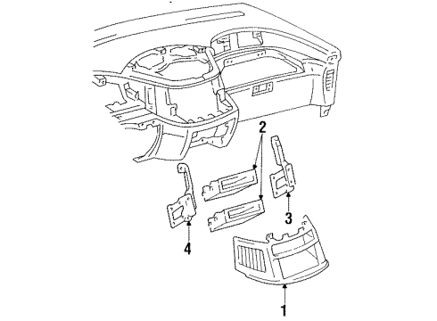 Toyota 86160-95D03 Speaker, Driver Side