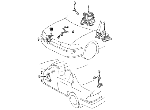 Toyota 44510-12110 ACTUATOR Assembly, Brake